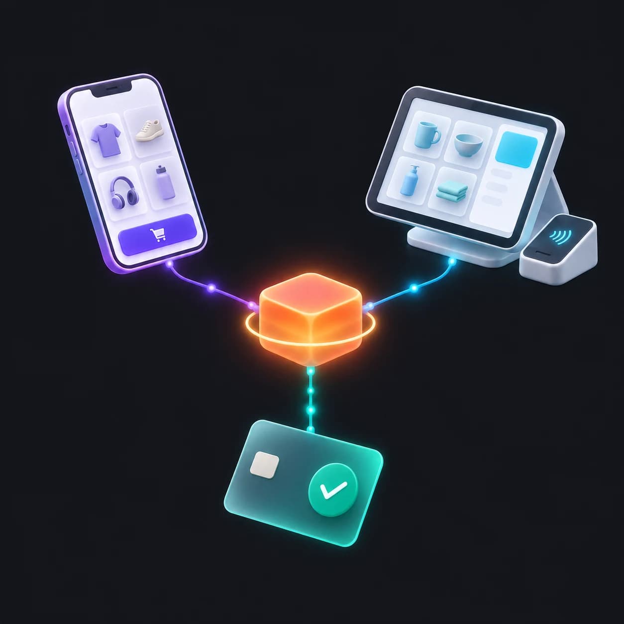 Solvuri connects your online store, point of sale, and payments